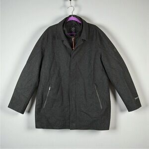 Tumi Tech by Tumi Wool Blend Jacket Mens XL Dark Gray Waterproof NWT 6T-4005PM